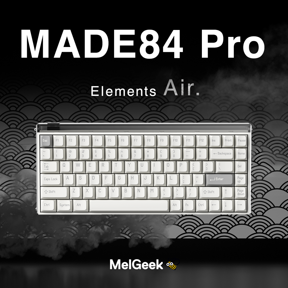 MelGeek MADE84 Pro Elemento Air ラピッドトリガーキーボード