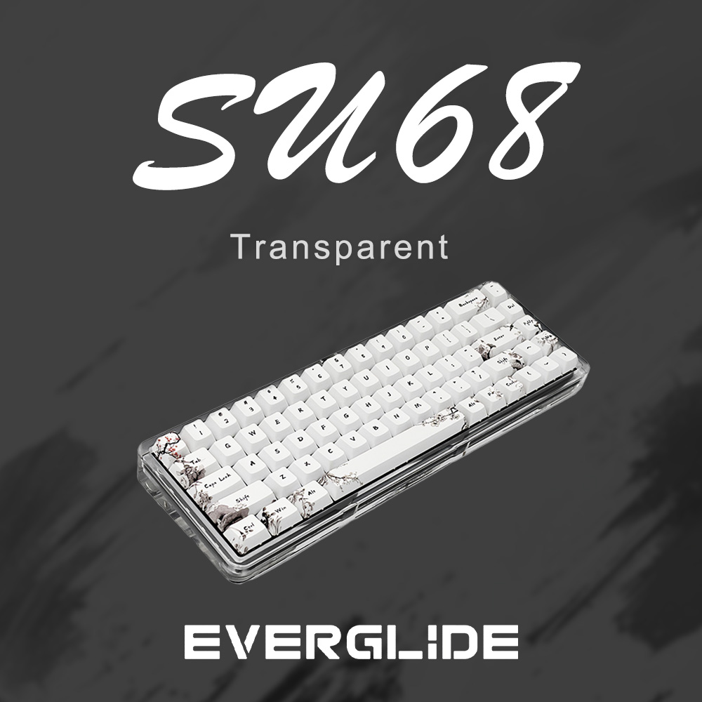 EverGlide Su68 ラピッドトリガーキーボード Transparency