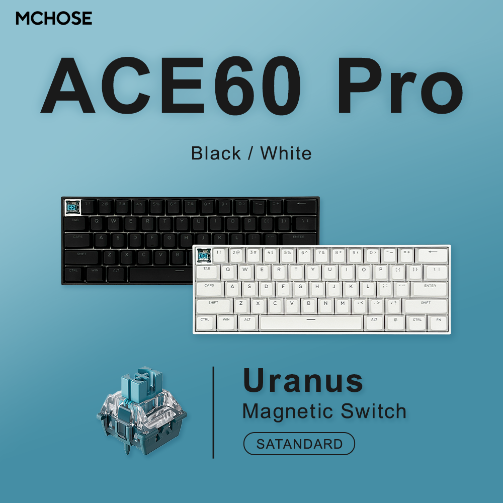 MCHOSE ACE60 Pro  Uranus Magnetic Switch Standard ラピッドトリガー キーボード